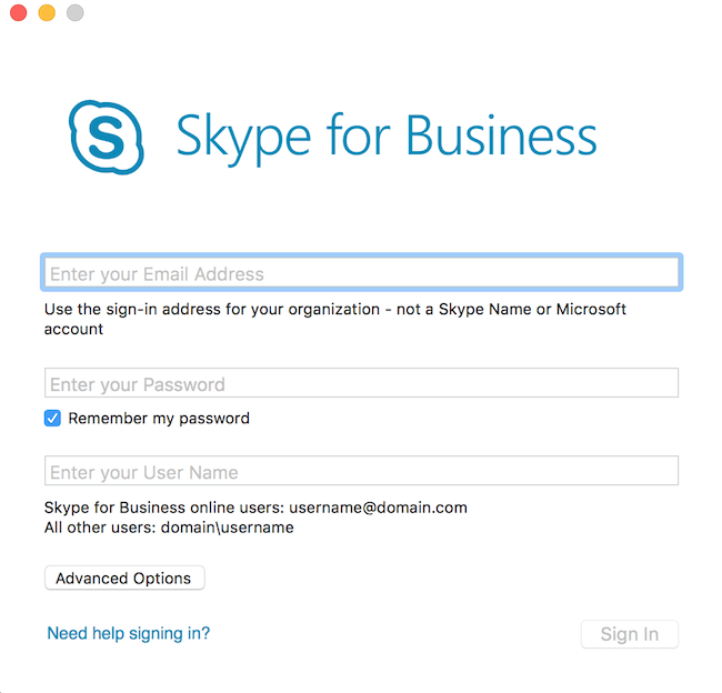 Download skype for business free app